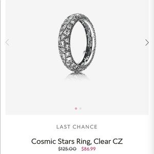 Brand new silver Pandora cosmos ring !